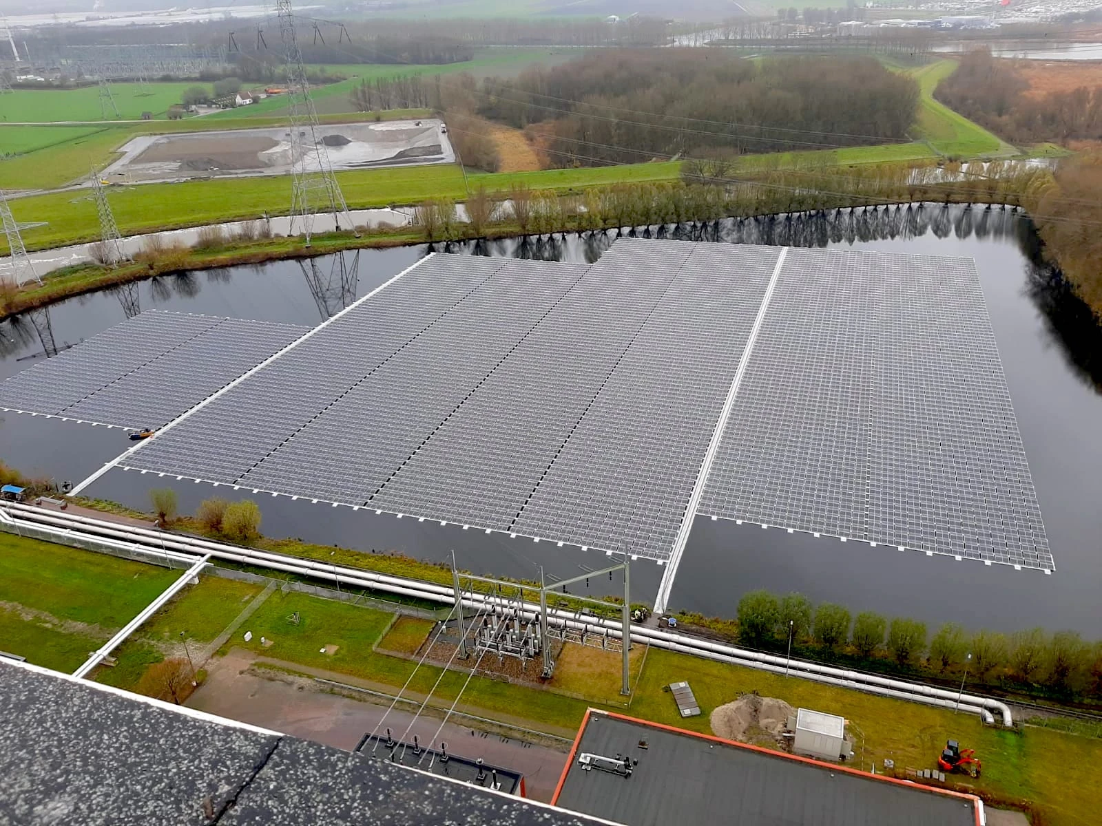 Project Amercentrale voor RWE en Voltasolar 6,5MW